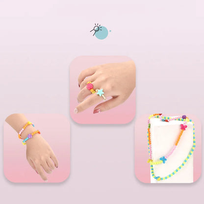 Creative DIY Handmade Pop Beads Toy Accessory Set Girl Jewelry Necklace & Bracelet Crafts Toys Education kids Birthday Gifts