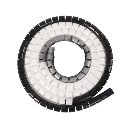 1/3/5/10 Meter 8/12/16/22/28/32/42mm Line Flexible Spiral Cable Organizer Storage Pipe Cord Protector Management Cable PE Tube