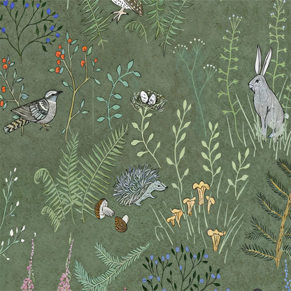 custom Animal floral American wallpaper for children's room Nordic boys and girls bedroom warm Milu deer wall paper wall cloth