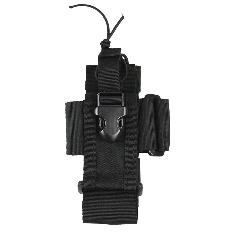New Tactical Adjustable Walkie Talkie Holder Radio Pouch Hunting Interphone Hanging Bag Outdoor Nylon Molle Radio Pouch