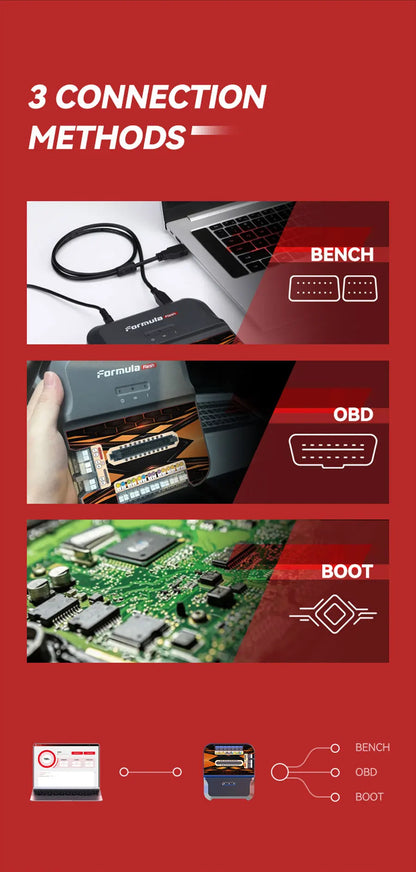 2025 FormulaFLash ECU TCU Chip Tuning Programmer Supports Bench Boot Mode Read Write EEPROM / FLASH MD1CS018 MD1CS016
