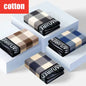 4pcs Men's Panties Sexy Shorts Cotton Underwear Male Breathable Boxers Solid Boxershorts Brand Underpants