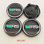 4pcs 60mm Car Wheel Center Hub Cap Rim Cover VRS Logo Emblem Sticker For Skoda Octavia Fabia Kamiq Kapoq Kodiaq Rapid SCALA