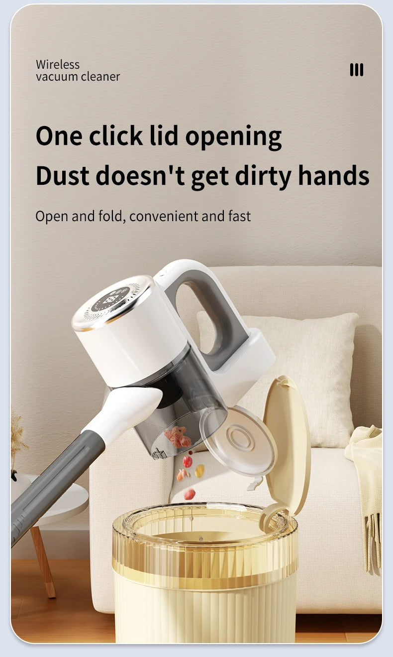 New Wireless Vacuum Cleaner Household Super Strong Suction Floor Suction And Mopping All-in-one Machine Handheld Vacuum Cleaner