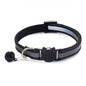 Cute Fashion Adjustable Size Cat Head Pattern Reflective with Bells Cat Collar Pet Accessories Kitten Decor Cat Neck Strap
