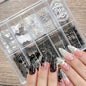 10 Rolls 4x50CM Black White Lace Transfer Nail Sticker Sexy Flower Lace Nail Art Transfer Foils Paper for DIY Manicure Decals*@#