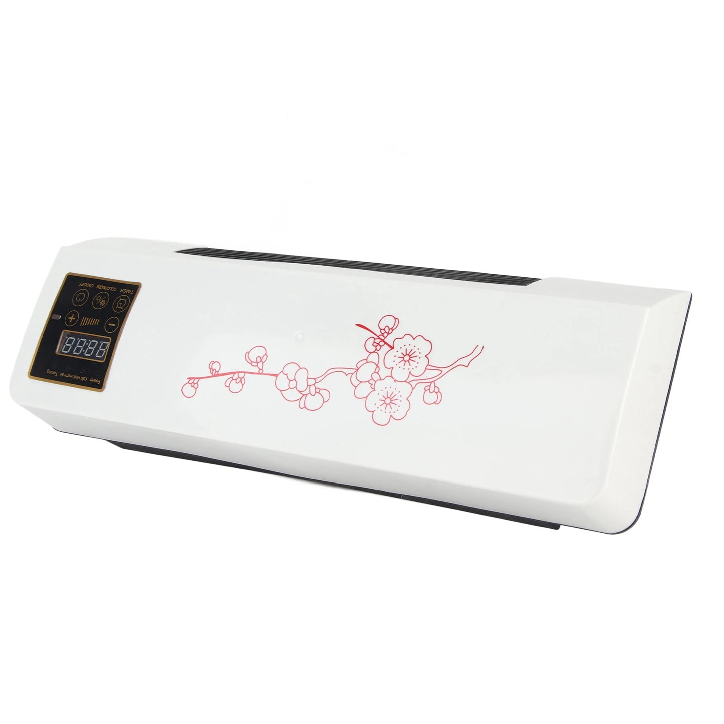 Electric Air Conditioner Fan Wall Mount Easy  Temperature  Timer Heating and Cooling Fan Cooling Heating Fan