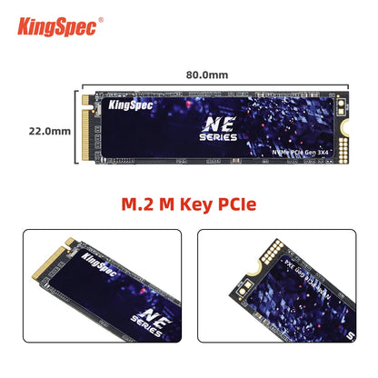 KingSpec M2 SSD NVMe 256GB 512GB 1TB 128GB M.2 NMVe 2280 PCIe 3.0 Hard Disk Internal Solid State Drive for Laptop Desktop