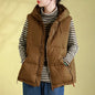Schinteon Women 90% White Duck Down Vest with Hood Autumn Winter Over Size Casual Sleeveless Jacket Top Fashionable Gilet 2026