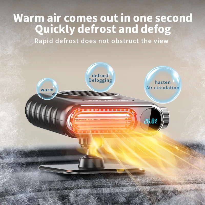 12v/24v digital display 150W car heater 2 gear speed regulation for defrosting defogging heating Air Purification 2026 ﻿