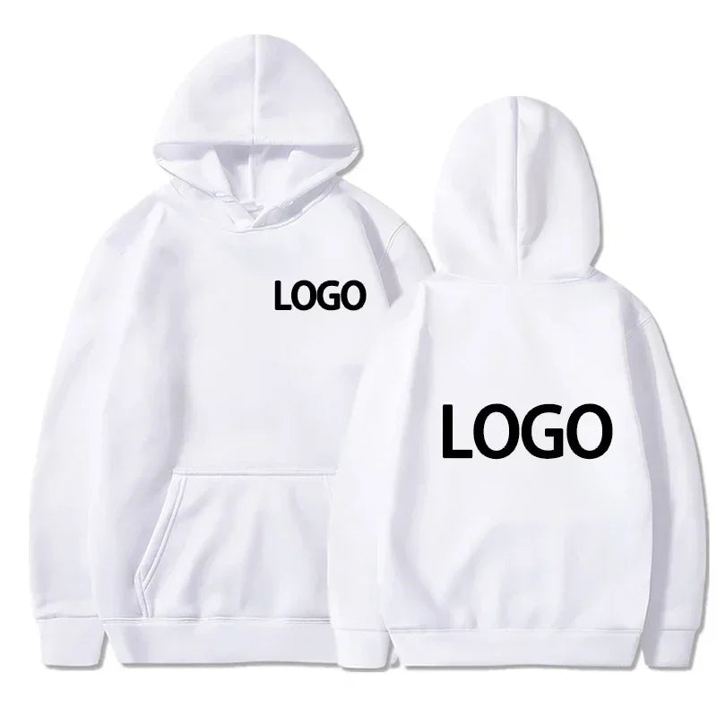 Men's and Women's Hooded Pullover, Customized Team Loose Casual Clothing, Fashionable and Personalized 100% Polyester,