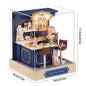 Mini Doll House DIY Small House Kit Handmade 3D Puzzle Assembly Model Building Room Bedroom Decoration Wooden Craft BirthdayGift