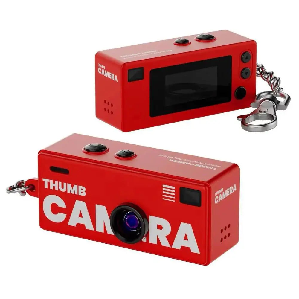 Mini Digital Camera 0.96 Inch Keychain Camera Retro Support Memory Card 1080P Very Small Camcorder Video Recorder with Flash