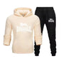 Animal Leopard 2025 Spring Autumn high-quality casual men s sportswear set printed men s hoodie two-piece set sweatshirt