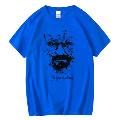 Men Fashion Casual Top Quality Cotton Blend Breaking Bad T Shirts Men Heisenberg Camisetas Hombre Men Cool Tee Shirt Tops