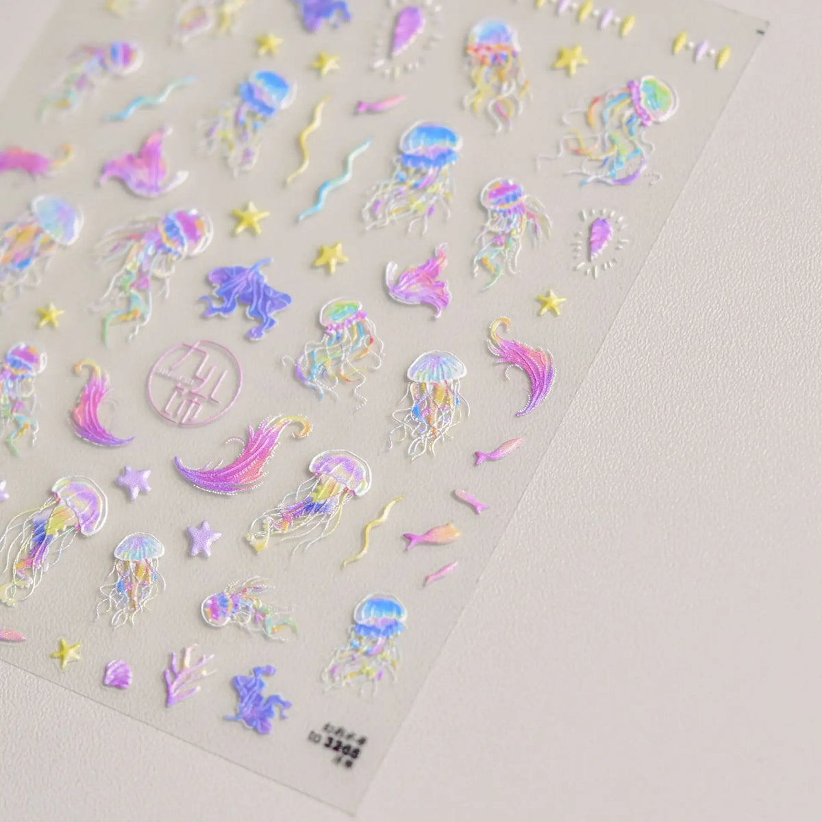 Shiny Blowing Bubble Nail Decorations Stickers 5D Shell Light Love Cat Bubble Transfer Slider Sticker DIY Summer Manicure Decals