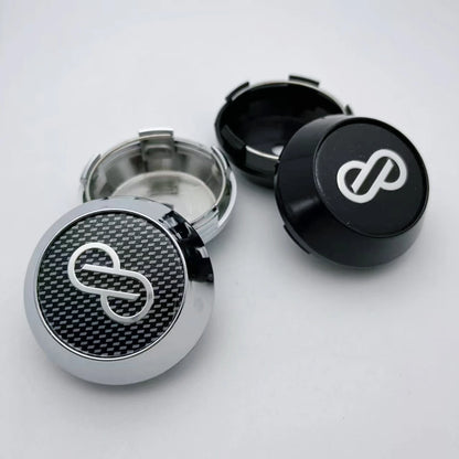 4pcs 60mm 64mm 65mm 68mm 69mm  Car Wheel Center Caps With Enkei Logo Emblem Car Accessories for Wheel Hubcaps Hub Cover High Cap