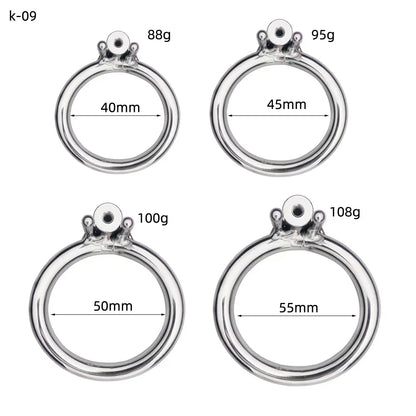 Stainless Steel Chastity Cage Device Penis Rings Bondage Belt Cock CB Lock BDSM Sex Toys for Man Gay Adult Products Accessories