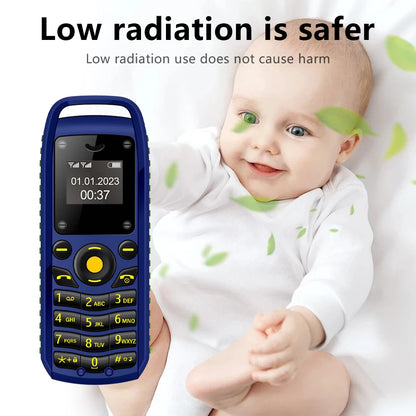 SERVO Mini Mobile Phone 2 SIM Cards Magic Voice Bluetooth Dialing Blacklist Low Radiation Smallest Button Cellphones Four Colors