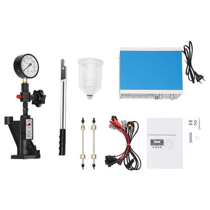 Diesel Injector Tester Tool Kit, CR-C Multifunctional Common Rail Injector Tester S60H Fuel Nozzle Tester 0-60MPa Pressure Gauge