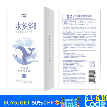 Condoms  Double Lubrication  - Natural Latex Sensational Sleeve for Enhanced Performance and Intimate Moments