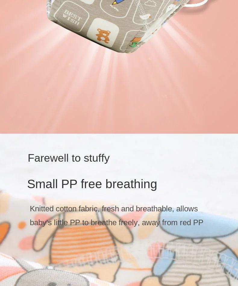 Reusable Elinfant Ecological Baby Diaper Training Pants Waterproof Washable Cotton Cleanliness Learning Panties Breathable Cloth