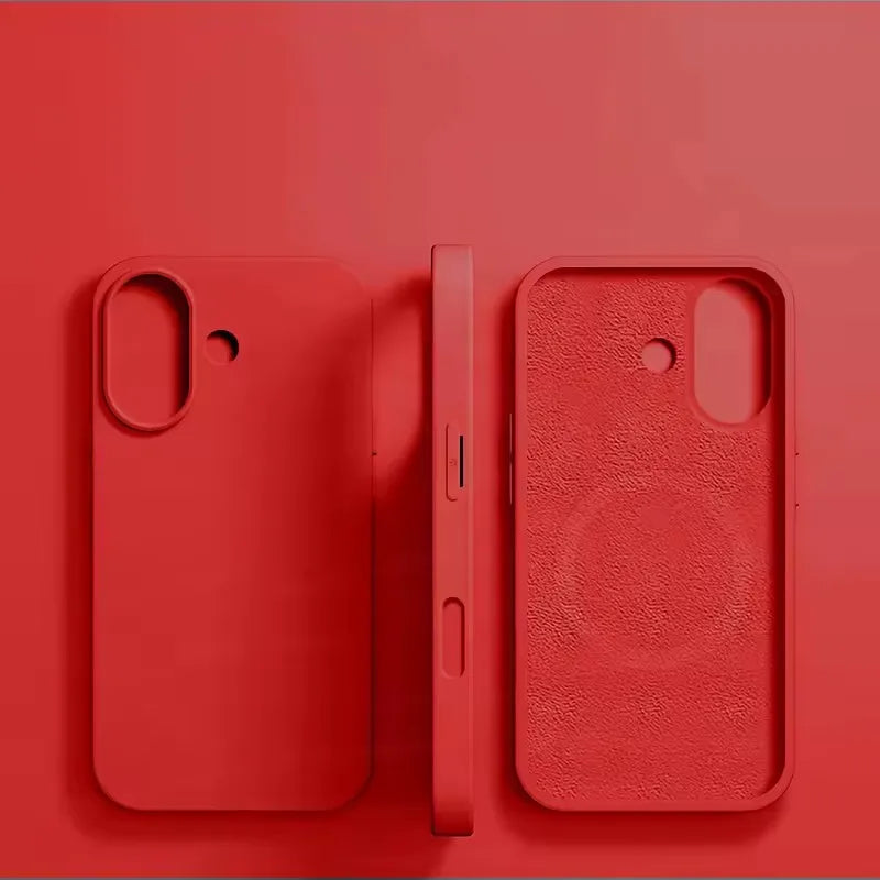 NEW For Magsafe Liquid Silicone Phone Case For iPhone 16 15 13 14 11 12 Pro Max 16 15 Plus Magnetic Wireless Charging Soft Cover