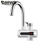 DMWD Electric Instant Hot Water Faucet Stainless Steel Water heater with LED Temperature Display Tankless Tap For Kitchen shower