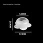 New 1Pcs ABS Reptile Feeding Dish Anti Escape Worm Food Bowl For Lizards Geckos Snakes Turtles Tortoises