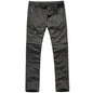 Summer Detachable Quick Dry Cargo Pants Men Waterproof Active Multifunction Pockets Outdoor Long Trousers Casual Pants