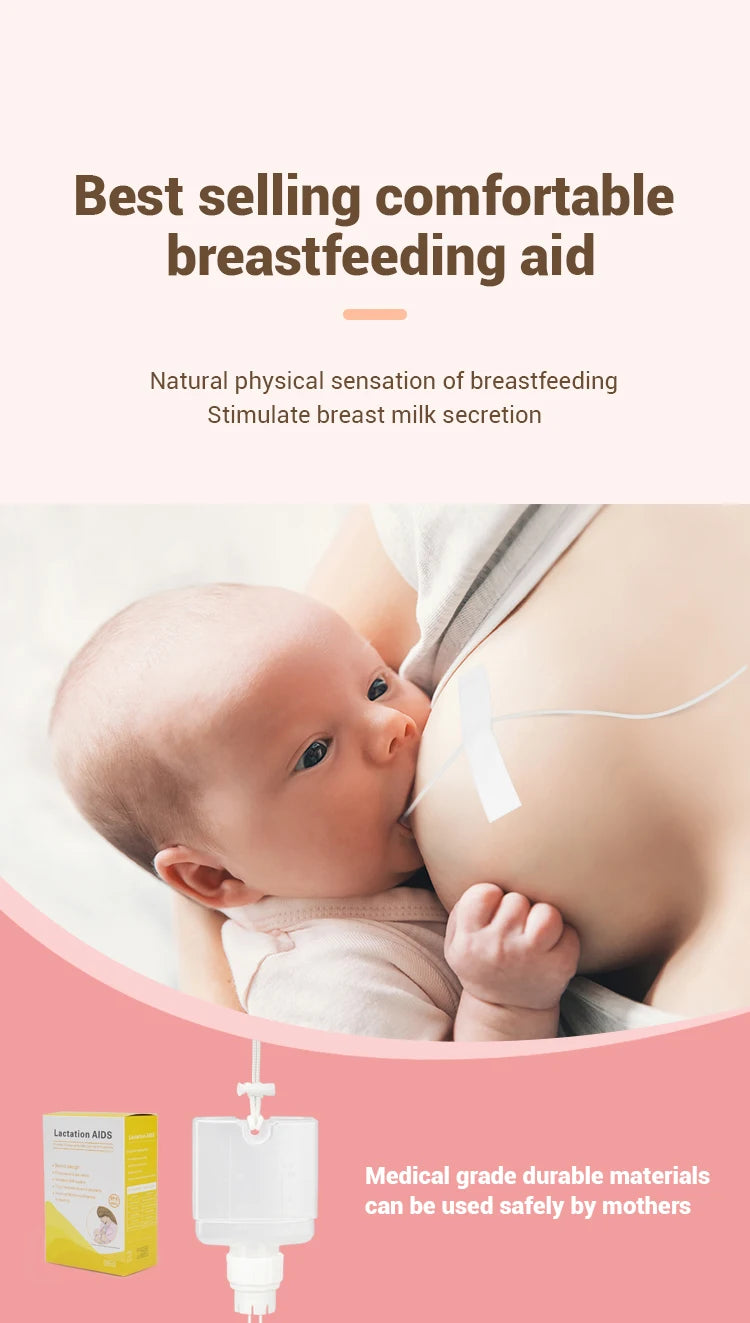 Free Ship Breastfeeding Newborn Essential- BPAFree Supplemental Nursing System Baby Nutrition Feeding Bottle Combo Baby Feeding