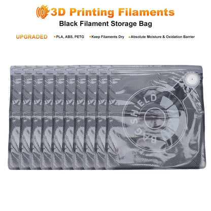 Filament Vacuum Storage Bag with USB Electric Pump 12.6x13.4in Light Proof 3D Printer Filament Storage Bags Filament Bag