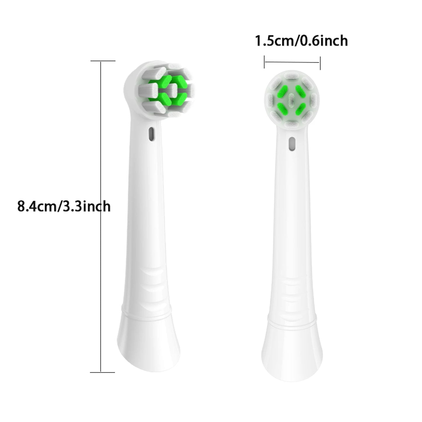 4/8/12/16pcs Replacement Brush Heads Compatible with Oral B IO 2/3/4/5/6/7/8/9/10 Electric Toothbrush Heads