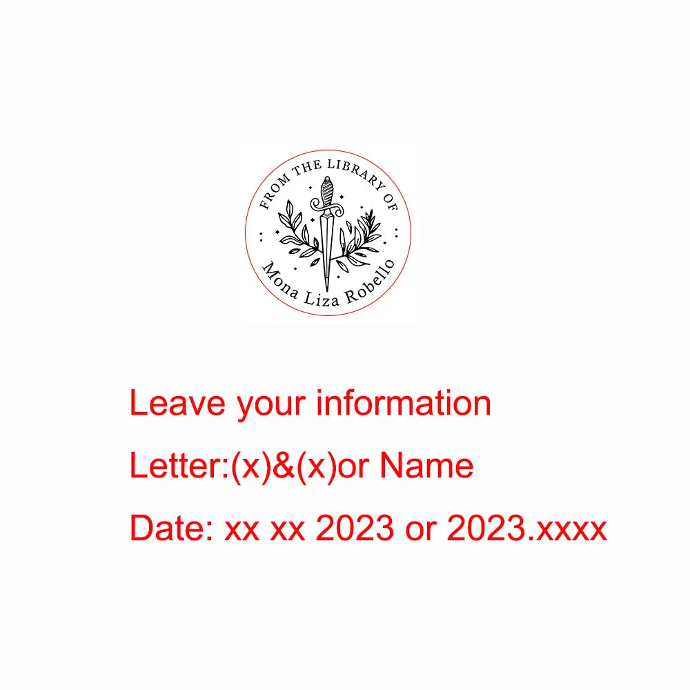 Wedding Embosser Stamp LOGO Custom Personalized Embossing Seal Customization for Letter Head Wedding Envelope Graduation Decora