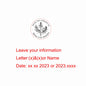 Wedding Embosser Stamp LOGO Custom Personalized Embossing Seal Customization for Letter Head Wedding Envelope Graduation Decora