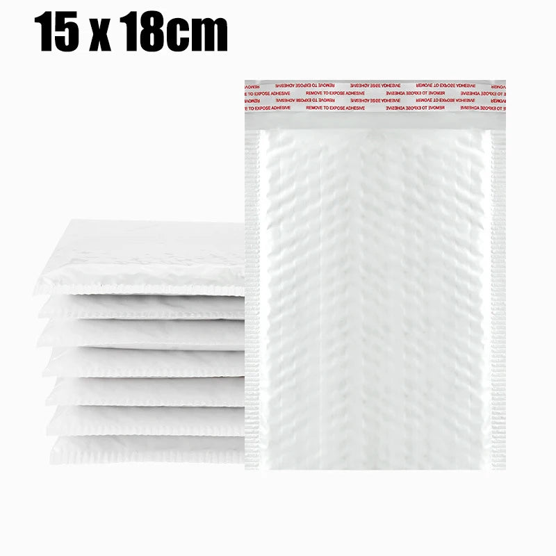Universal Shipping Bags White Foam Envelope Adhesive Mailing Waterproof Bag Padded Envelopes for Magazine Lined Bubble Mailer