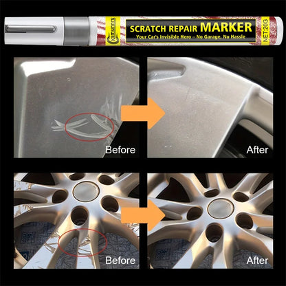 1pc Touch Up Paint Wheel Scratch Fix Cars Rim Scratch Repair Pen Portable Quick And Easy For Car Wheel