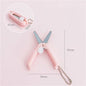 Mini Portable Small Scissors Creative Paper-cutting Notebook Tool That Can Be Extended and Folded