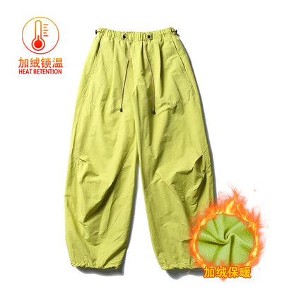 Men Streetwear Fashion Loose Casual Lightweight Quick Dry Sport Pants Women Outdoor Techwear Cargo Baggy Pant Boy Girl Trousers