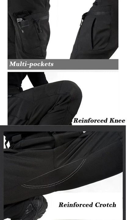 Waterproof Shark Skin Tactical Sets Mens Thicken Fleece New Soft Shell Combat Jackets+windproof Warm Cargo Pant 2 Piece Set