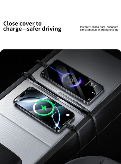 YZ For Tesla Model 3/YYL Juniper Highland 2026 45W Central Control Fast Charging Expansion Dock Car Intelligent Adapter Splitter