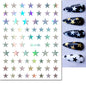 3d Nail Art Stickers Red Black White Love Hearts Stars Clouds French Full Tips Adhesive Nail Decals Slider For Manicure