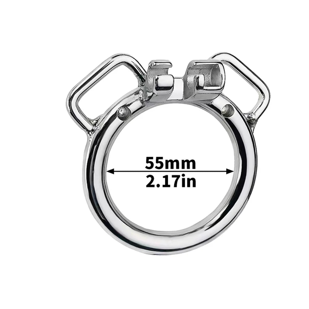 Stainless Steel Chastity Cage Device Penis Rings Bondage Belt Cock CB Lock BDSM Sex Toys for Man Gay Adult Products Accessories