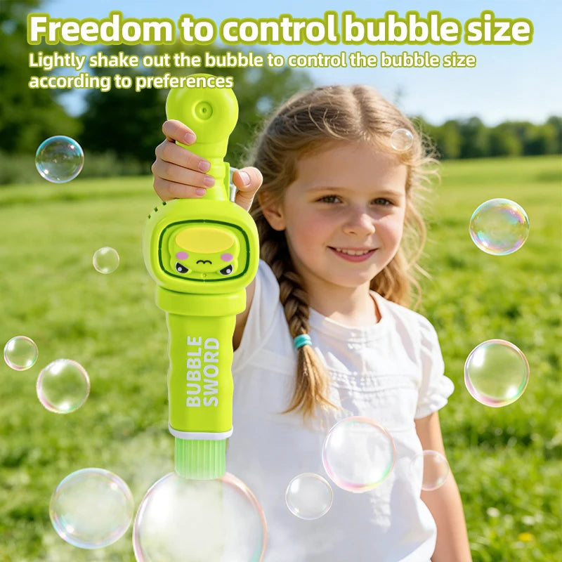 Elastic Bubble Fog Magic Wand Cute Animal Smoke Bubble Machine Summer Party Outdoor Toy Colorful Lighting Bubble Blowing Machine
