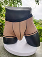 Large-bag personalized design men's underwear, sweat-absorbing, thin, breathable, U-convex four-corner men's underwear