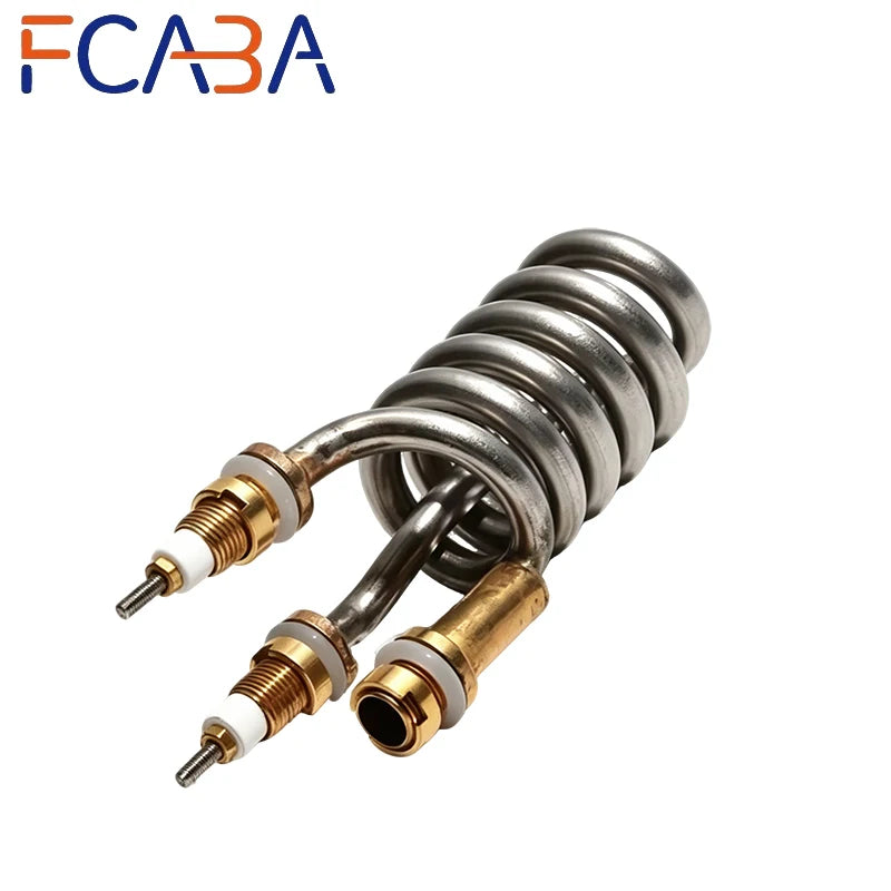 FCABA Electric Faucet Heating Element 220V 3000W/3300W Instant Hot Water Heater Parts Stainless Steel Heating Equipment