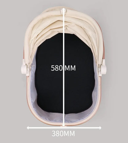 Foldable Pet Cart Strollers Basket Change Direction Medium Dogs Strollers Detachable Cat Dog Trolley Carrier Wheels Outdoor