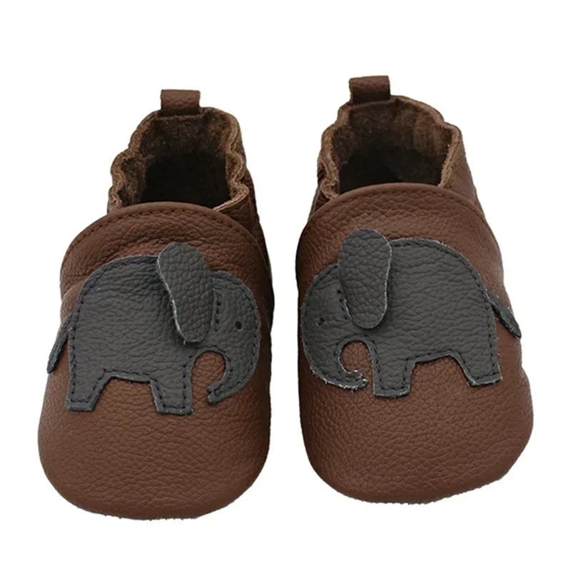 Toddle Baby Shoes Newborn Infant Shoe Boys Girls Soft Genuine First Walkers Baby Moccasins 0-24Months Cowhide Bottom Skid-Proof
