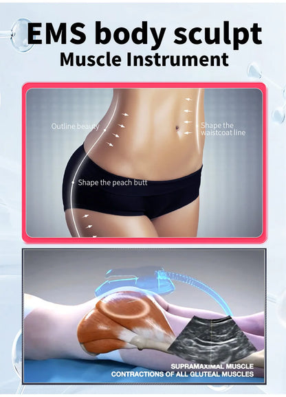 Myoslim Electrical Muscle Stimulation Body Shaping Muscle Massager Fat Burner Weight Loss Butt Lifting Shaper