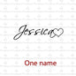 Personalized Two Name Necklaces With Heart Stainless Steel Custom Letter Couple Necklace Choker  Stainless Steel Wedding Gift